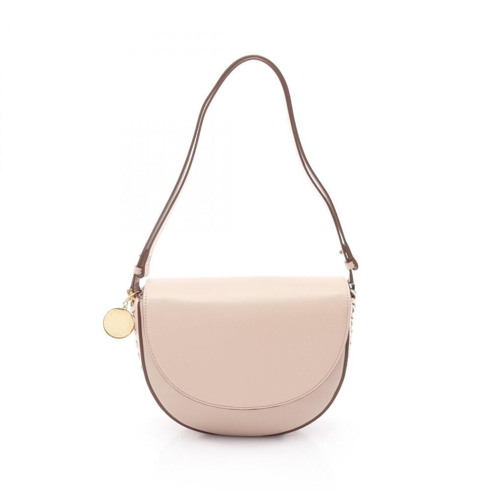 Stella McCartney FRAYME Shoulder Bag/Handbag, Faux Leather, Women's, Pink, 7B...